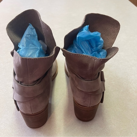 Women's Taupe Ankle Boots - Picture 6 of 9